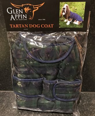 Black watch tartan dog hot sale coat