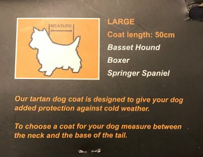 Pets - Dog Coat Royal Stewart Tartan