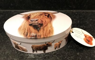 Vanilla Fudge Oval Tin - Highland Cow