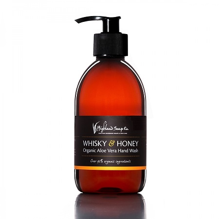 Highland Soap Co. Organic Aloe Vera Hand Wash Whisky and Honey