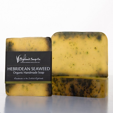Highland Soap Co. Organic Handmade Soap Hebridean Seaweed 150g