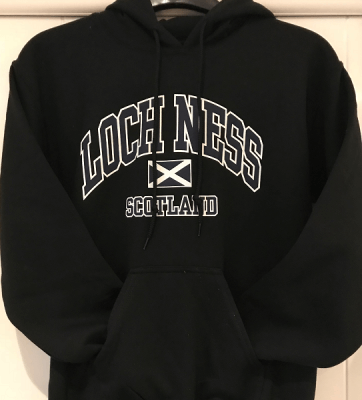 Adult Hoodie Loch Ness Grey
