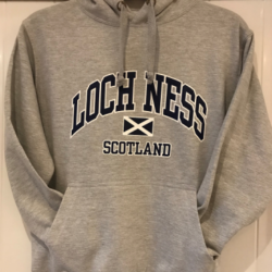 Adult Hoodie Loch Ness Grey