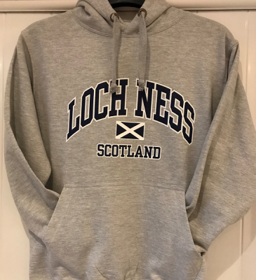Adult Hoodie Loch Ness Grey