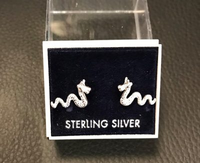 Sterling Silver Earrings - Nessie Large
