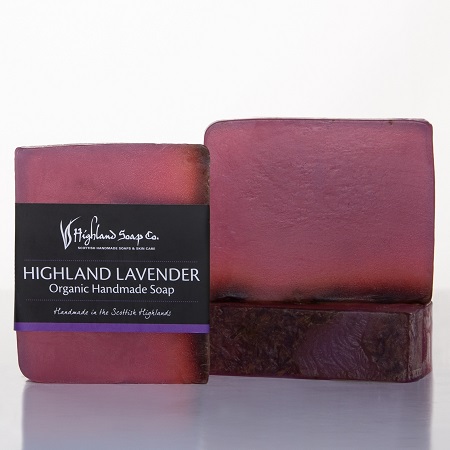 Highland Soap Co. Organic Handmade Soap Highland Lavender 150g