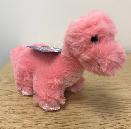 Soft Toy Loch Ness Monster - Nessie Pink (small)