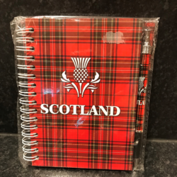 notebook-tartan Notebook and Pen Set - Tartan