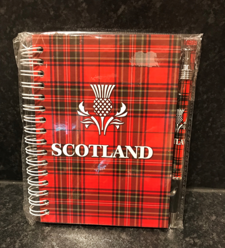 Notebook and Pen Set - Tartan