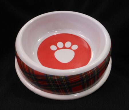 Pets - Tartan Cat Bowl
