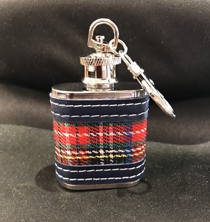Keyring - Flask Tartan 1oz