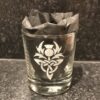 Glass - Engraved Whisky Glass Celtic Thistle