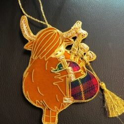 Christmas Decoration - Piper Highland Cow