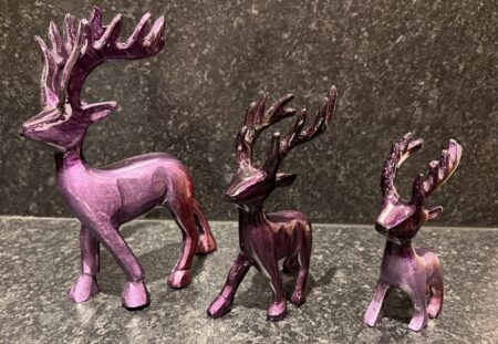Stag Purple - Tilner Art AluminArk Collection