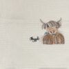 Kitchen - Tea Towel Waffle Highland Cow Design