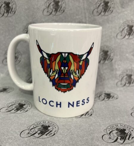 Mug - Loch Ness Multicoloured Highland Cow