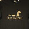 Adult T-Shirt Loch Ness Nessie Gold