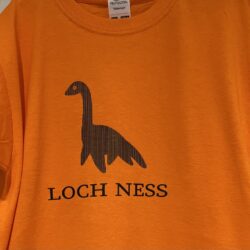 Childrens T Shirt - Nessie Loch Ness Orange Child T-Shirt - Nessie Loch Ness (Orange)