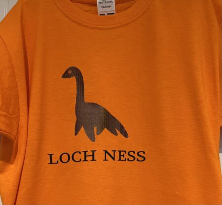 Child T-Shirt - Nessie Loch Ness (Orange)