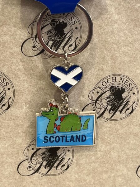 Keyring - Nessie Saltire Heart
