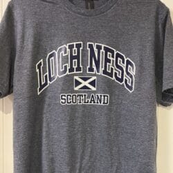 Adult T-Shirt Loch Ness Heather Navy