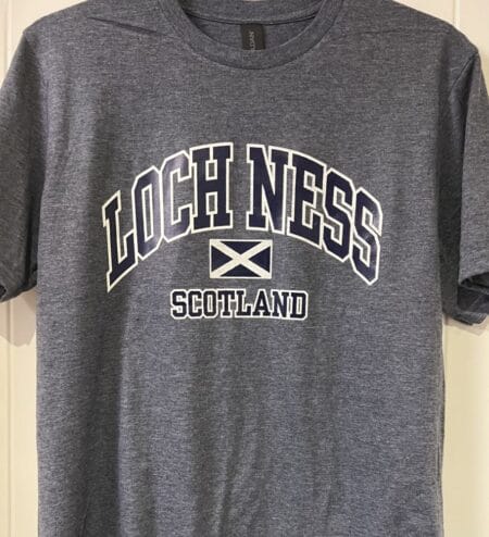 Adult T-Shirt Loch Ness Heather Navy