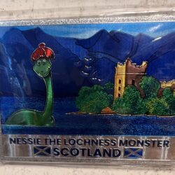 Magnet - Nessie The Loch Ness Monster Scotland Blue Magnet - Nessie The Loch Ness Monster at Urquhart Castle
