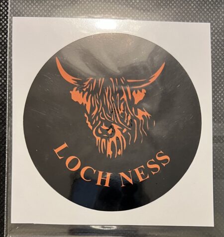 Sticker - Loch Ness Highland Cow