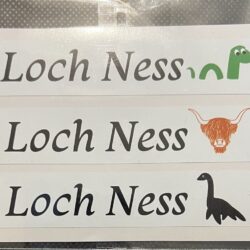 Sticker - Loch Ness 3 Pack Sticker - Loch Ness 3 Pack