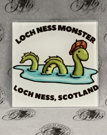 Coaster - Glass Coaster Loch Ness Monster Scotland