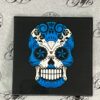 Coaster - Glass Coaster Saltire Skull