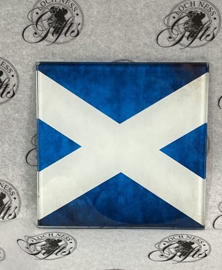 Coaster - Glass Coaster Saltire