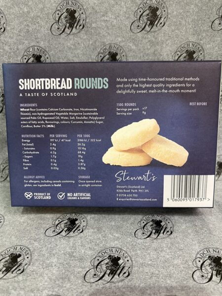 Shortbread - Shortbread Rounds Gift Box 150g Nessie The Loch Ness Monster