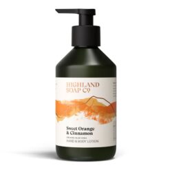 Highland Soap Co - Sweet Orange and Cinnamon Hand and Body Lotion Highland Soap Co - Hand and Body Lotion Sweet Orange and Cinnamon