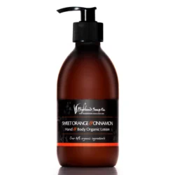 body lotion orange and cinnamon Highland Soap Co. Hand and Body Organic Lotion Sweet Orange and Cinnamon