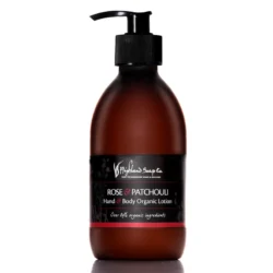 body lotion rose and patchouli Highland Soap Co. Hand and Body Organic Lotion Rose and Patchouli