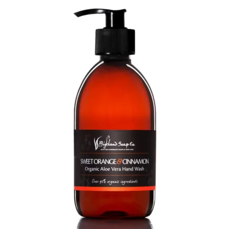Highland Soap Co. Organic Aloe Vera Hand Wash Sweet Orange and Cinnamon