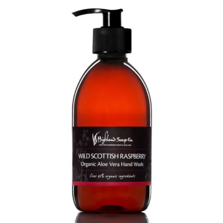 Highland Soap Co. Organic Aloe Vera Hand Wash Wild Scottish Raspberry