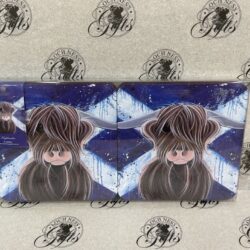 Coaster - Pack of Six Coasters Highland Cow Highlander