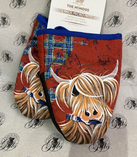 Kitchen - Micro Mitt Royal Highland Cow Tartan Paint