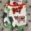Micro Mitt - Highland Cows Fun Pattern Kitchen - Micro Mitt Highland Cows Fun Patterns