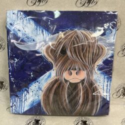 Napkins - Highland cow saltire Napkins - Highland Cow Highlander