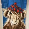 Tea Towel - Highland Cow Hamish Kitchen - Tea Towel Highland Cow Hamish