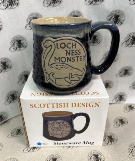 Mug - Stoneware Loch Ness Monster Blue