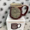 Mug - Stoneware Loch Ness Monster Red