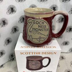 Mug - Stoneware Loch Ness red Mug - Stoneware Loch Ness Monster Red