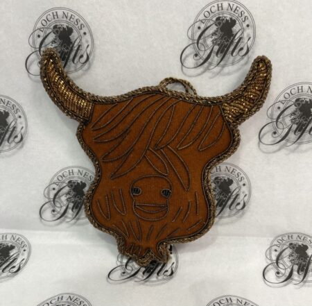 Christmas Decoration - Highland Cow Face
