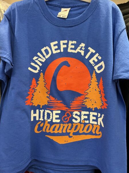 Child T-Shirt - Loch Ness Undefeated Hide and Seek Champion