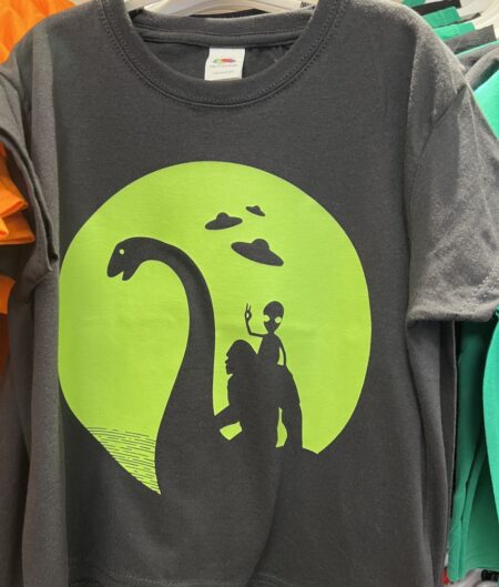 Child T-Shirt - Loch Ness Monster Big Foot and Alien