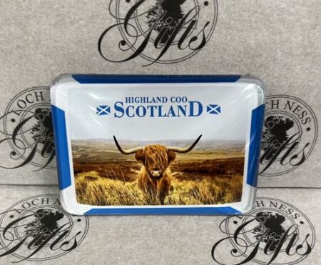 Magnet - Glass Highland Coo Scotland